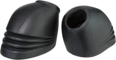 MOOSE OFFROAD Foot Peg Protectors - Black 202-8500