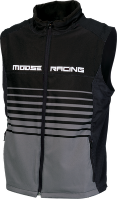MOOSE OFFROAD Moto Vest - Black/Gray - Large 2830-0640