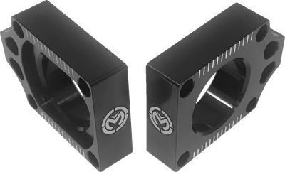 MOOSE OFFROAD Adjuster Kit - Swingarm/Axle Block - Kawasaki W16-2602B