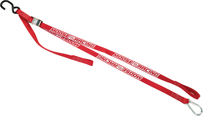 MOOSE OFFROAD Carabiner Tie-Down - Red 3920-0355
