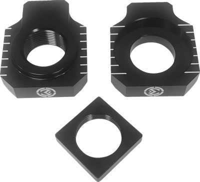 MOOSE OFFROAD Adjuster Kit - Swingarm/Axle Block - Gas Gas/Husqvarna/KTM W16-5602B