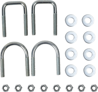 Mounting hardware shown with Moose plow mount 4446PF