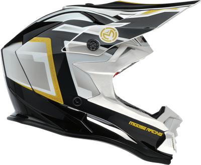MOOSE OFFROAD MR3 Helmet - F.A.F. - White/Black/Gold - XL 0110-8931
