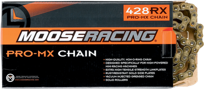 MOOSE OFFROAD 428 RXP - Pro-MX Drive Chain - 96 Links - Gold M575-00-96