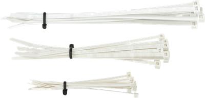MOOSE OFFROAD Cable Ties - White - 30-Pack 303-4689