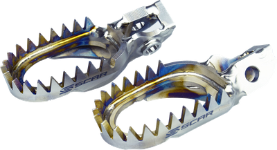 SCAR RACING Anti-Mud Titanium Foot Pegs - KTM/Husqvarna/Gas Gas S5517AM