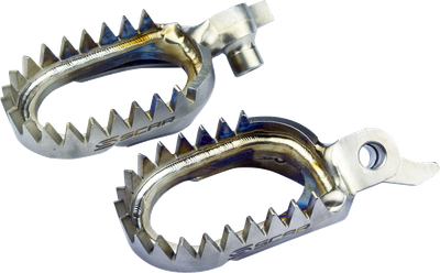 SCAR RACING Anti-Mud Titanium Foot Pegs - Yamaha WR/YZ S1517AM