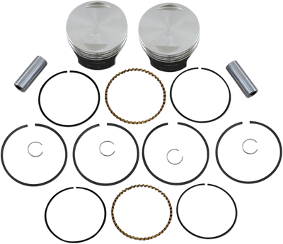 WISECO Tracker™ Series Piston Kit - 3.528" - 1340 cc 80 Cubic Inch - +0.030" - Evolution K0215P3