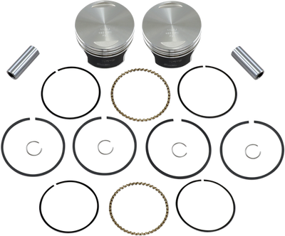 WISECO Tracker™ Series Piston Kit - 3.508" - 1340 cc 80 Cubic Inch - +0.010" - Evolution K0215P1