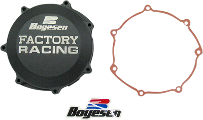 BOYESEN Clutch Cover - Black - Yamaha CC-38B