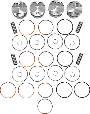 JE PISTONS Piston Kit - 81.00 mm - 12.3:1 CR - Suzuki 167679