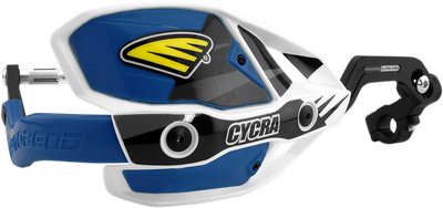 CYCRA 7/8" Ultra Probend™ CRM Wrap Around Handguards - White/Husqvarna Blue 1CYC-7407-88X