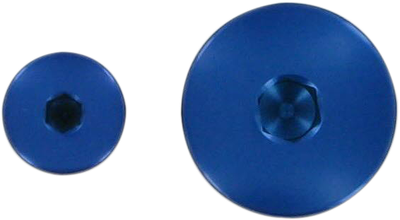 WORKS CONNECTION Engine Timing Plug - Blue - Honda CRF 24-503