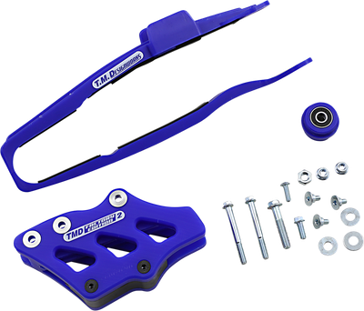 T.M. DESIGNWORKS Chain Guide/Slider - Blue - Yamaha YCP-OR8-BU