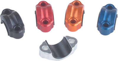 WORKS CONNECTION Rotating Master Cylinder Clamp - Silver 31-500