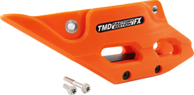 T.M. DESIGNWORKS Factory Edition Chain Guide With Replacement Wear Pad - Orange - Gas Gas/Husqvarna/KTM RCG-KT5-OR