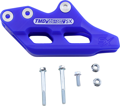 T.M. DESIGNWORKS Chain Guide - Blue - Yamaha YZCG-SX5-BU