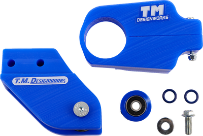 T.M. DESIGNWORKS Chain Guide/Slider - Yamaha - Blue YCP-YBW-BU