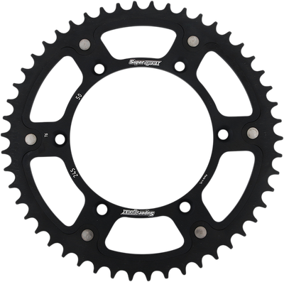 SUPERSPROX Stealth Rear Sprocket - 50 Tooth - Black - Yamaha RST-245-50-BLK