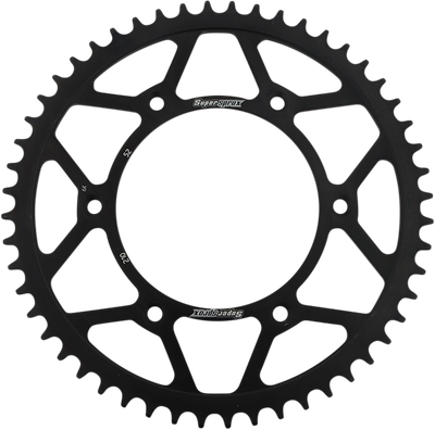 SUPERSPROX Steel Rear Sprocket - 52 Tooth - Honda RFE-210-52-BLK
