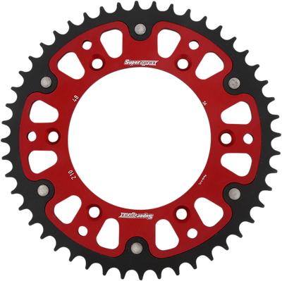 SUPERSPROX Stealth Rear Sprocket - 48 Tooth - Red - Honda RST-210-48-RED