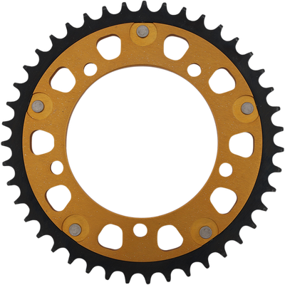 SUPERSPROX Stealth Rear Sprocket - 43 Tooth - Gold - Suzuki/Triumph RST-1792-43-GLD