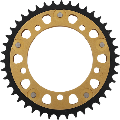 SUPERSPROX Stealth Rear Sprocket - 42 Tooth - Gold - Suzuki/Triumph RST-1800-42-GLD