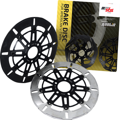 SBS Design "C" Straight 9-Spoke Brake Rotor 7143C