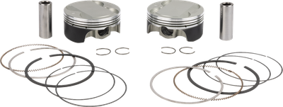 WOSSNER Piston Kit - 4.500" Stroke - 114 CID - M8 CVO K4082D200-2