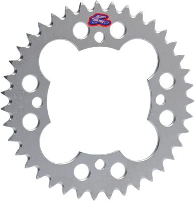 RENTHAL Rear Sprocket - Aluminum - 37 Tooth - Silver - Honda 223U-520-37GPSI
