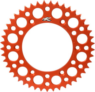 RENTHAL Twinring™ Rear Sprocket - 52 Tooth - Orange 2240-520-52GPOR