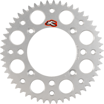 RENTHAL Rear Sprocket - Aluminum - 50 Tooth - Silver - Gas Gas/Husqvarna/KTM 518U-420-50GPSI