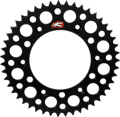 RENTHAL Rear Sprocket - Aluminum - 49 Tooth - Black - Gas Gas/Husqvarna/KTM 441U-428-49GPBK