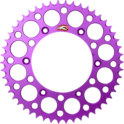 RENTHAL Rear Sprocket - Aluminum - 50 Tooth - Purple - Suzuki 123U-520-50GYPE