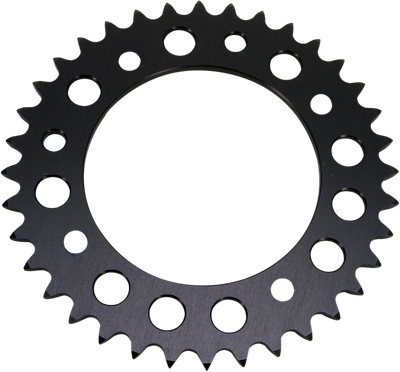 RENTHAL Rear Sprocket - Aluminum - 38 Tooth - Black - Gas Gas/Husqvarna/KTM 491--415-38P-BK