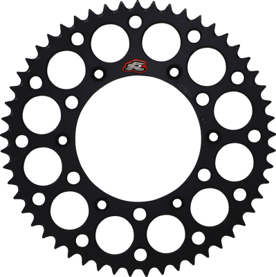 RENTHAL Rear Sprocket - Aluminum - 53 Tooth - Black 224U-520-53GPBK