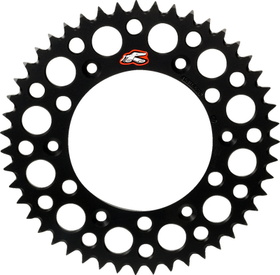 RENTHAL Rear Sprocket - Aluminum - 46 Tooth - Black 224U-520-46GPBK