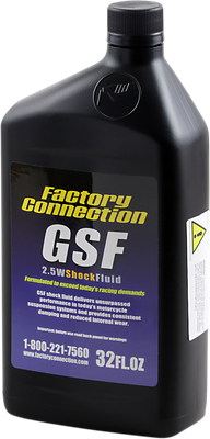 FACTORY CONNECTION F.C. Shock Fluid - 2.5wt - 1 U.S. quart GSF