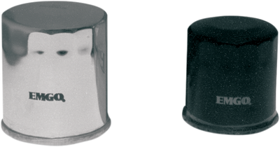 EMGO Micro-Tech Oil Filter - Chrome 10-82222