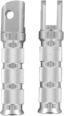 EMGO Front Foot Pegs - Silver - Yamaha 50-11241