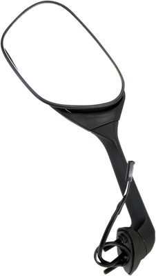 EMGO Mirror - Side View w/Integrated Turn Signals - Oval - Black - Left 20-55262