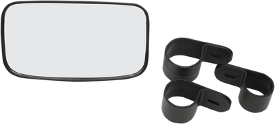EMGO Mirror - Rear View - Rectangle - Black 20-64574