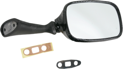 EMGO Mirror - Side View - Carbon Fiber - Rectangle - Right - Suzuki 20-78221