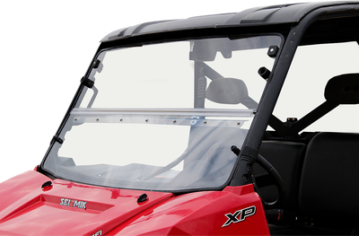 SEIZMIK Folding Windshield - Polycarbonate - '09-'22 Polaris Ranger 50-23078KIT