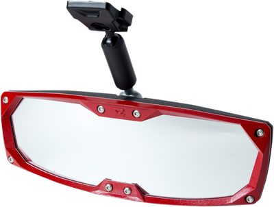 SEIZMIK Mirror - Halo R - Rear View - Rectangle - Black w/Black Bezel - Polaris Pro Fit 56-18058