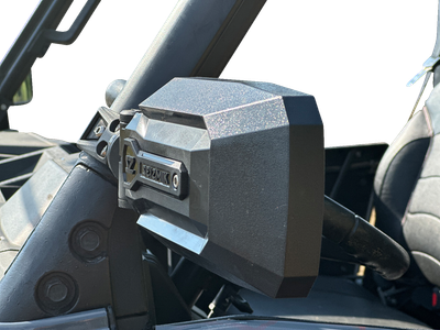 SEIZMIK Mirrors - Trailrider - Side View - Rectangle - Black - 1.875"/2" ROPS - Pair 56-90094KIT