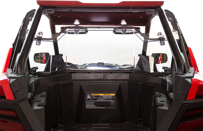 SEIZMIK Poly Rear Windshield - Hard Coated - Polaris - RZR 50-26105KIT