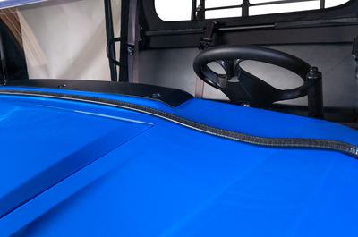 SEIZMIK Folding Windshield - Polycarbonate - Mule 50-26094KIT