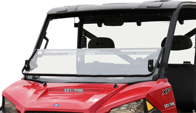 SEIZMIK Folding Windshield - Polycarbonate - Ranger 50-23079KIT