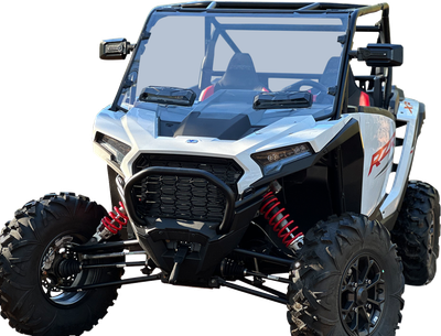 SEIZMIK Mirrors - Trailrider - Side View - Rectangle - Black - 1.75"/2" ROPS - Pair 56-18113
